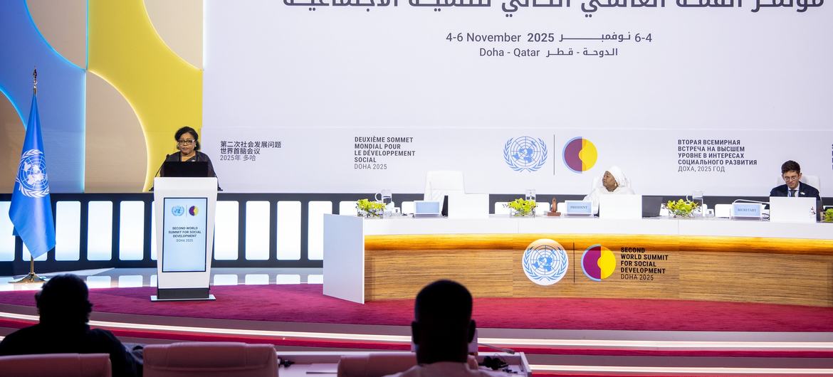 Plenary meeting of the Second World Summit for Social Development. Plenary meeting of the Second World Summit for Social Development.