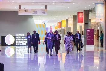 Participants at the Second World Summit for Social Development.