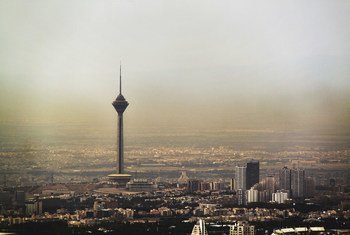 برج ميلاد في طهران، إيران.