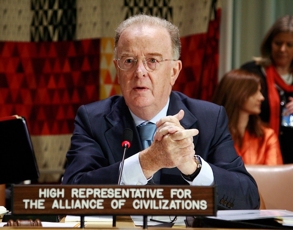 Jorge Sampaio, Alto Representante da Aliança das Civilizações, discursa em uma reunião ministerial na sede da ONU em Nova York.