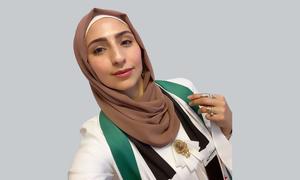 Doaa Al-Zamel, Syrian Activist and Refugees' rights advocate.