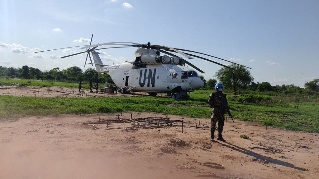 UNMISS ikilinda Helkopyta iliyolazimka kutua kwa dharura