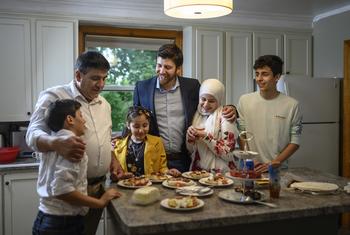 The Hadhad family gathers in their kitchen in Antigonish to prepare their favorite chocolate recipes.