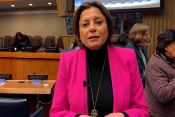 الدكتورة كلودين عون رئيسة الهيئة الوطنية لشؤون المرأة اللبنانية وعضوة المجلس الأعلى لمنظمة المرأة العربية 