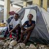 Katikati ya mji wa Port-au-Prince Haiti machafuko yamesababisha kundi kubwa la watu kutawanywa