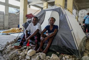 Katikati ya mji wa Port-au-Prince Haiti machafuko yamesababisha kundi kubwa la watu kutawanywa