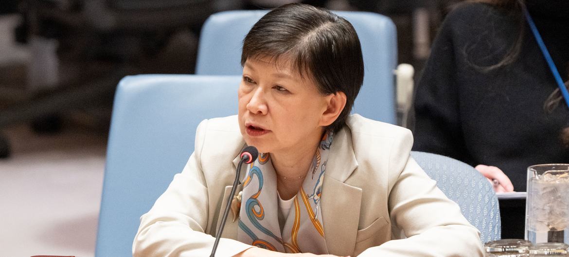 High Representative Nakamitsu briefs the Security Council.