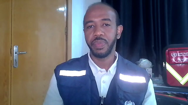 الدكتور أحمد ضاهر، مدير منظمة الصحة العالمية في غزة.