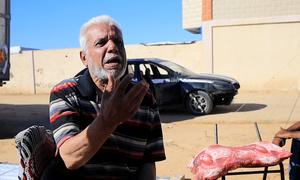 Sobhi Massoud, a Gazan who lost all his children and was displaced multiple times since the war started in Gaza.
