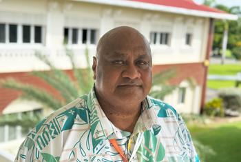 Sefanaia Nawadra, Director General of the environmental management organization SPREP, who attended the SIDS4 conference in Antigua and Barbuda.