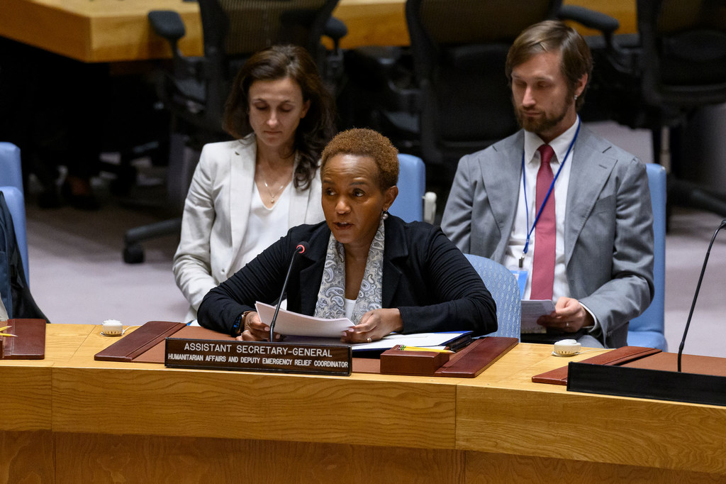Joyce Msuya alertou que os efeitos humanitários da guerra são graves Joyce Msuya alertou que os efeitos humanitários da guerra são graves