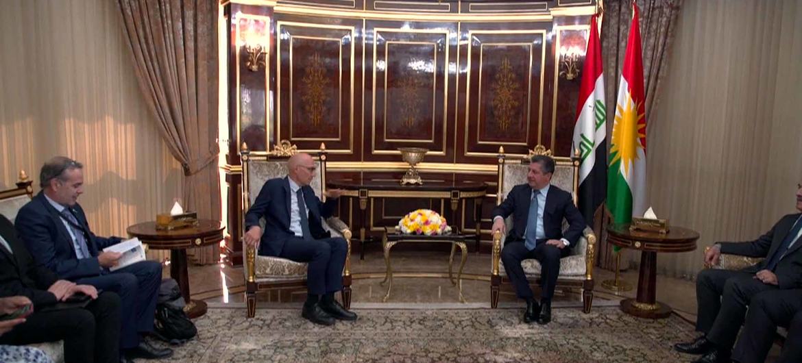 مفوض الأمم المتحدة السامي لحقوق الإنسان يزور إربيل ضمن زيارته إلى العراق بدعوة من الحكومة.