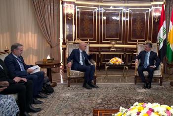 مفوض الأمم المتحدة السامي لحقوق الإنسان يزور إربيل ضمن زيارته إلى العراق بدعوة من الحكومة.