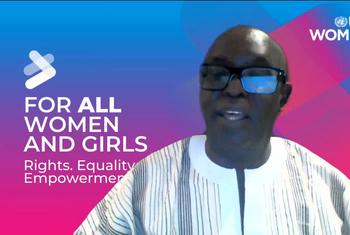Salvator Nkurunziza, UN Women Representative in Sudan during an interview with UN News