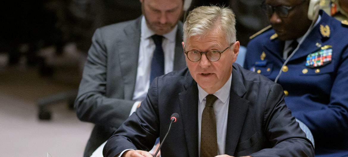 Jean-Pierre Lacroix, Under-Secretary-General for Peace Operations, briefs the Security Council meeting on UN peacekeeping operations. Jean-Pierre Lacroix, Under-Secretary-General for Peace Operations, briefs the Security Council meeting on UN peacekeeping operations.