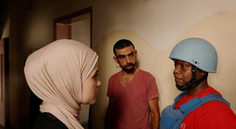 Sarah Al-Saqqa (left), the first female surgeon in Gaza, struggles to save lives amid devastation and bureaucracy