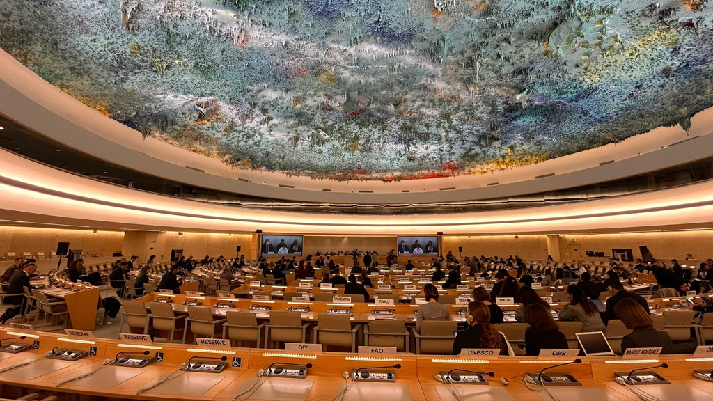 Réunion du Conseil des droits de l'homme des Nations Unies sur la situation en Ukraine.