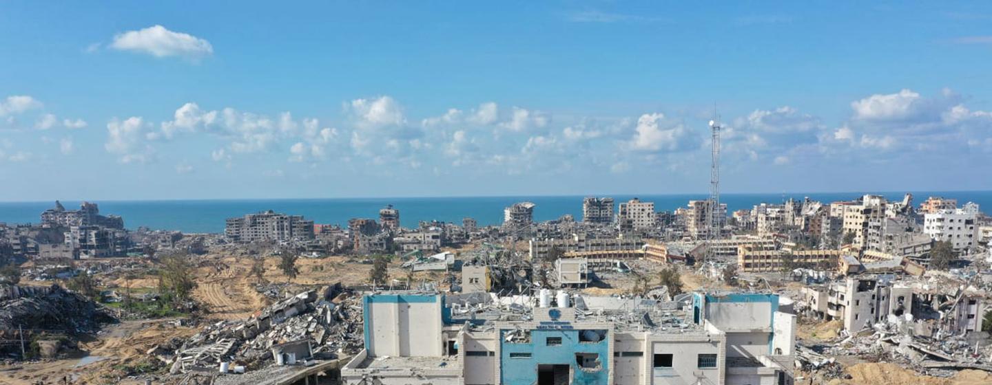 Whole neighborhoods have been erased in northern Gaza.