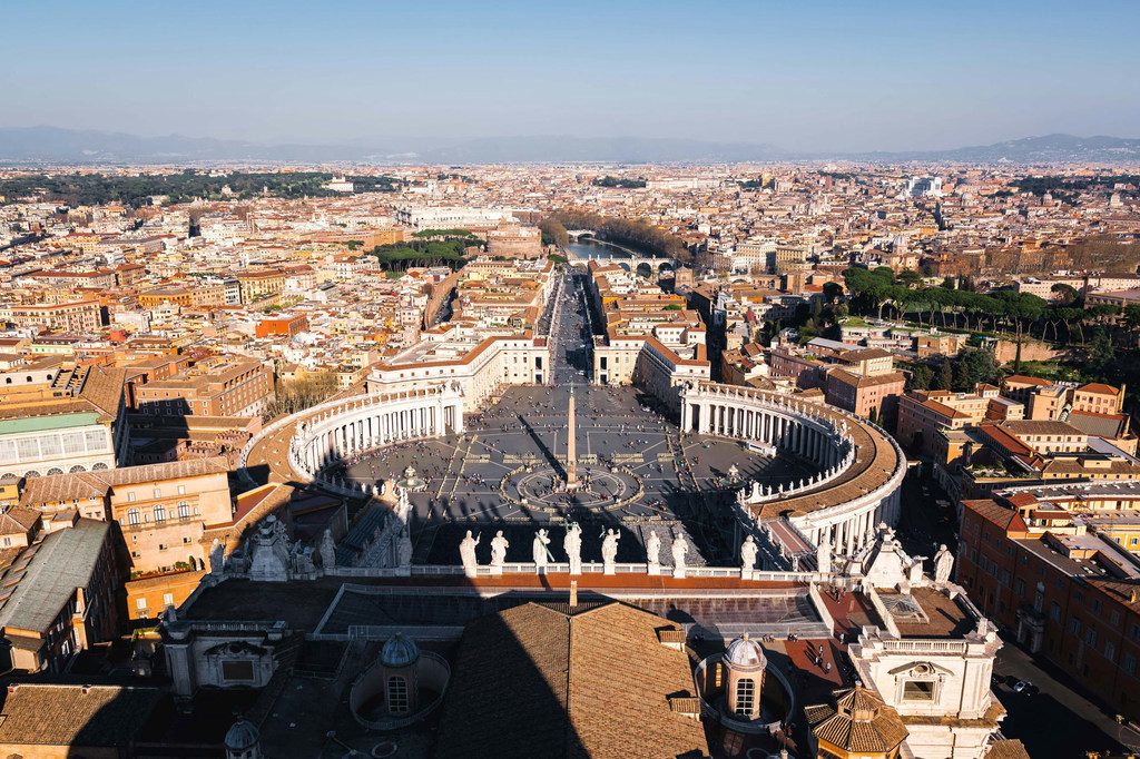 Plaza de San Pedro, Ciudad del Vaticano.
