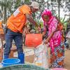 Distribution alimentaire à Bweremana, dans le Nord-Kivu, RDC.