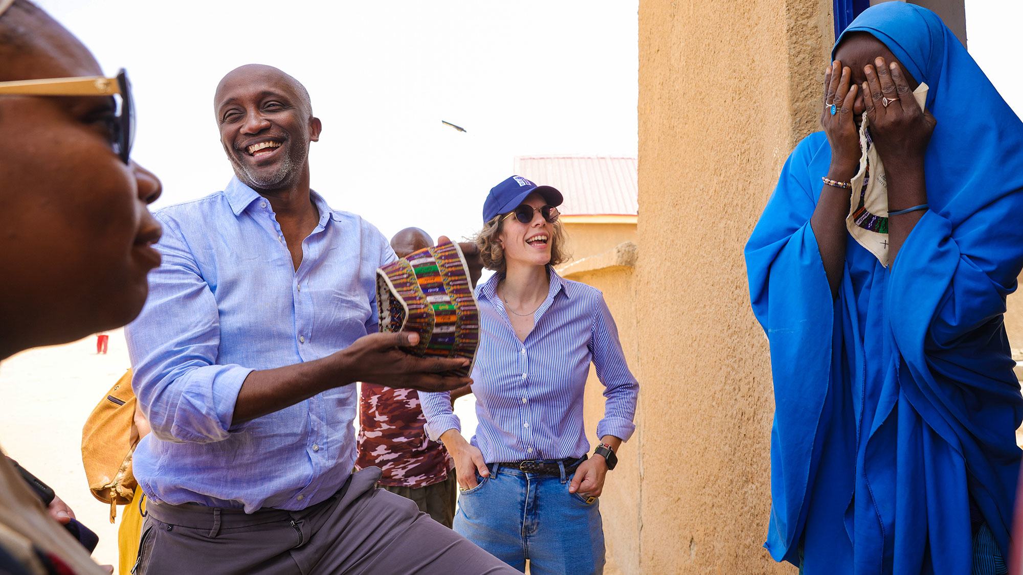 نائجیریا میں اندرونی طور پر نقل مکانی اور بے گھری پر مجبور خاندانوں کی جب اپنے گھروں کو واپسی ہوئی تو اس وقت یو این ڈی پی کے کوآرڈینیٹر محمد یحییٰ ان سے ملنے گئے تھے۔