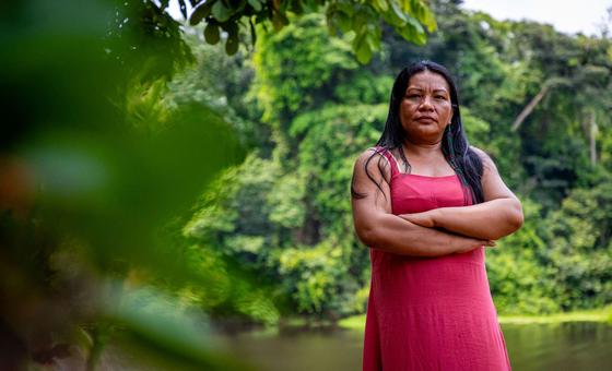 Francisca Arara, the head of Acre’s Indigenous Peoples Secretariat, says Indigenous groups are providing a “service to the world” by countering deforestation, seen as crucial to limiting climate change.