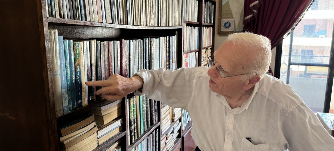 Mahmoud Al-Said has been collecting books for 70 years.