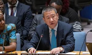 Huang Xia, Special Envoy of the Secretary-General for the Great Lakes region, briefs the Security Council meeting on the situation in the Great Lakes region.