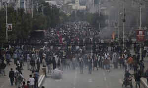 Las protestas en Nepal fueron reprimidad violentamente por las fuerzas de seguridad.