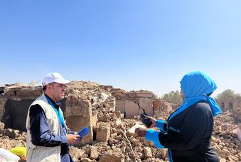 UNICEF staff are providing support following the earthquake in Herat province in Afghanistan.