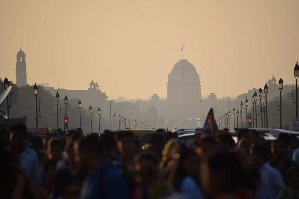The city of New Delhi in India is one of the most polluted by emissions.
