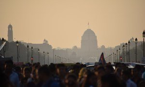 La ciudad de Nueva Delhi, en la India, es una de las más contaminadas.