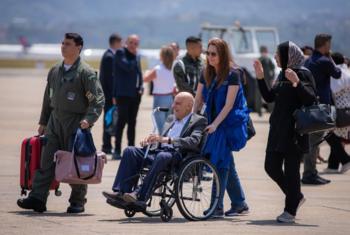 Chegada ao Brasil do primeiro voo de repatriados do Líbano