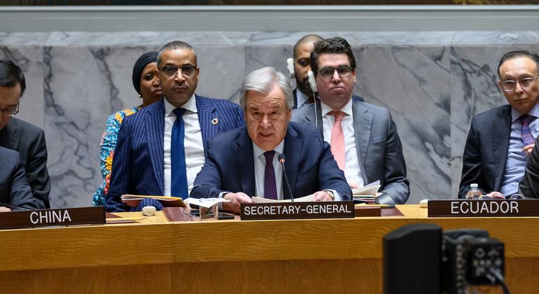 Secretario General, António Guterres, invoca el artículo 99 de la Carta de las Naciones Unidas (Foto: ONU). 