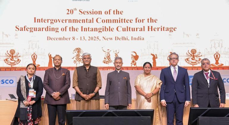 अमूर्त साँस्कृतिक विरासत की सुरक्षा के लिए अंतरसरकारी समिति का 20वाँ सत्र.