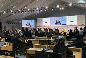 8 से 13 दिसम्बर 2025 तक नई दिल्ली में आयोजित यूनेस्को की अमूर्त साँस्कृतिक धरोहर समिति के 20वें सत्र में भाग लेते प्रतिनिधि.