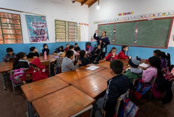 Cristina is a girl with a disability who went to school for the first time when she was 9 years old. In February, San Miguel School in San Pedro del Paraná welcomed her into its classroom. It was love at first sight: from that day to this day her smile i…
