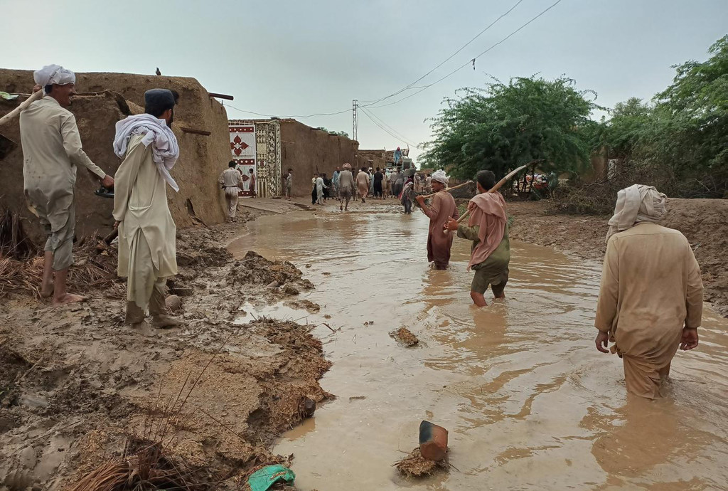 Le Pakistan a été durement affecté l'été dernier par des inondations catastrophiques.