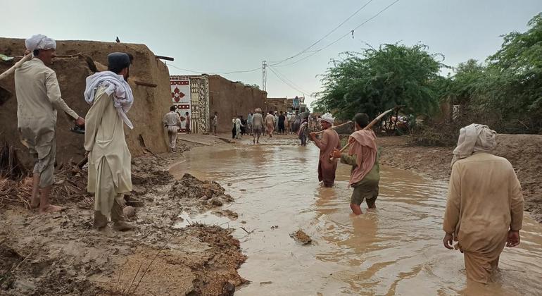 पाकिस्तान में अभूतपूर्व बाढ़ के कारण उपजी स्थिति से लाखों लोगों के निर्धनता के गर्त में धँसने का जोखिम है.