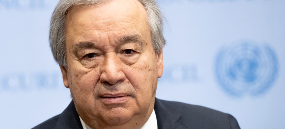 Secretário-geral, António Guterres