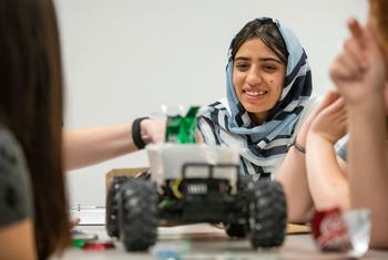 Somaya Faruqi is the former captain of the Afghan Girls’ Robotics Team.