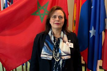 السيدة عواطف حيار وزيرة التضامن والإدماج الاجتماعي والأسرة في المملكة المغربية.