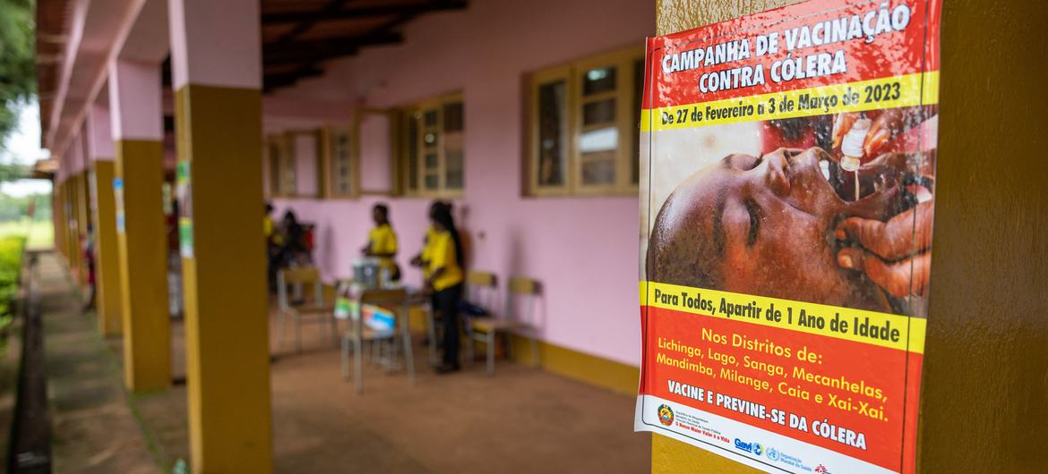 Campanha de vacinação contra a cólera arranca em Fevereiro de 2023 em Moçambique