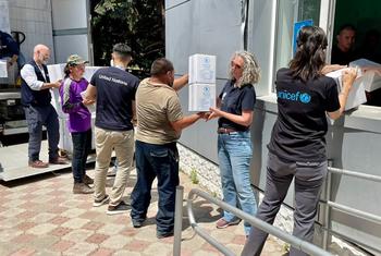 Фото из архива. Денис Браун, Координатор ООН в Украине, в Херсоне. 