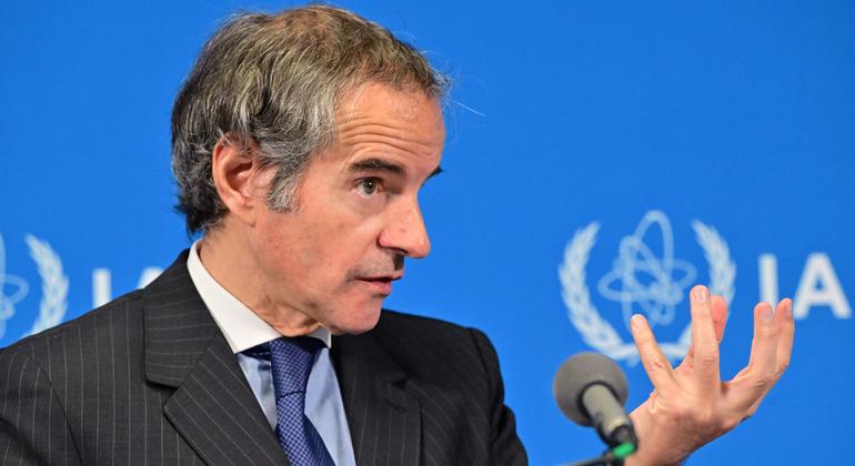 Rafael Mariano Grossi, Director General del OIEA, informa a la prensa 