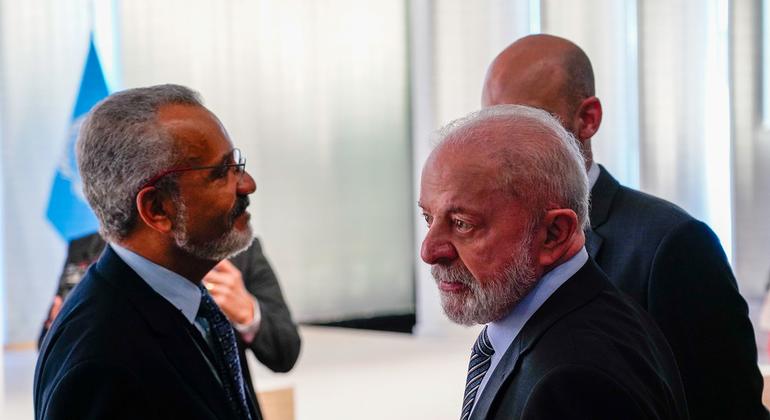 El presidente de Brasil, Luiz Inácio Lula da Silva, en la ceremonia de inauguración de UNOC3 El presidente de Brasil, Luiz Inácio Lula da Silva, en la ceremonia de inauguración de UNOC3