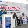 Naibu Katibu Mkuu UN Amina J. Mohammed akizungumza kwenye jukwaa wakati wa hafla nchini Gambia yenye kichwa cha habari 'Kuwawezesha Vijana wa Gambia'.