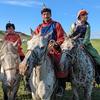 蒙古的游牧民族。