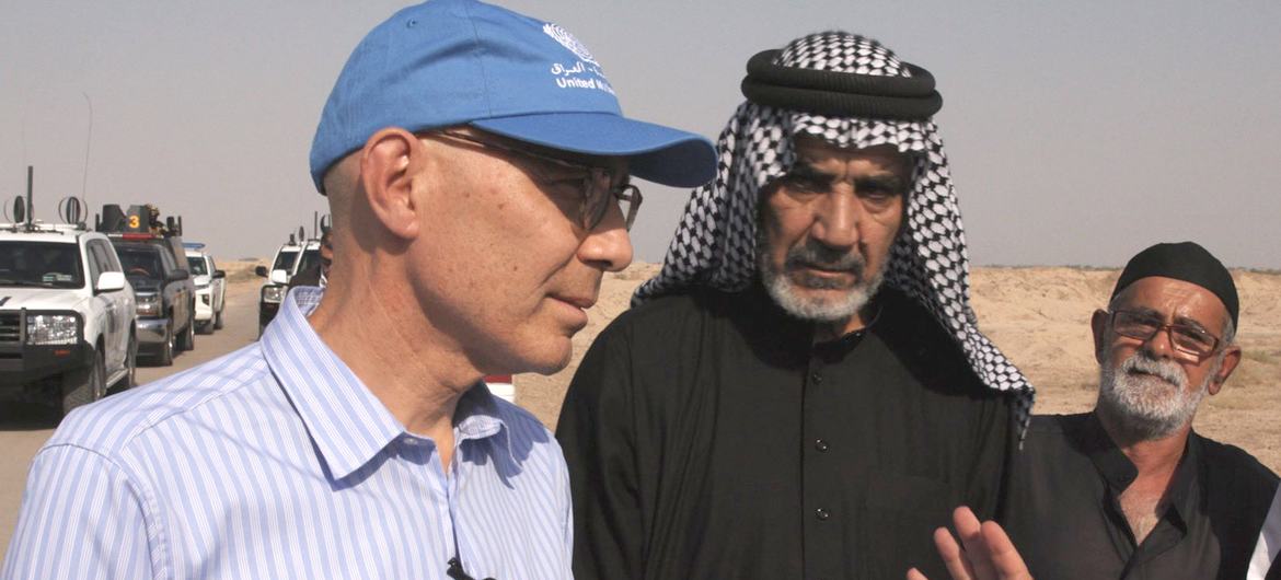 Volker Türk visits Iraq for the first time as UN High Commissioner for Human Rights.