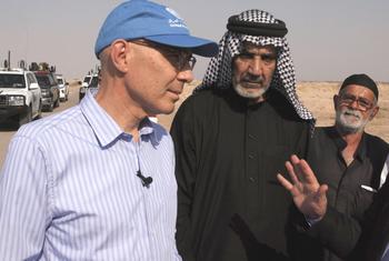 वोल्कर टर्क ने, यूएन मानवाधिकार उच्चायुक्त के रूप में, अगस्त 2023 में इराक़ की पहली यात्रा की है.